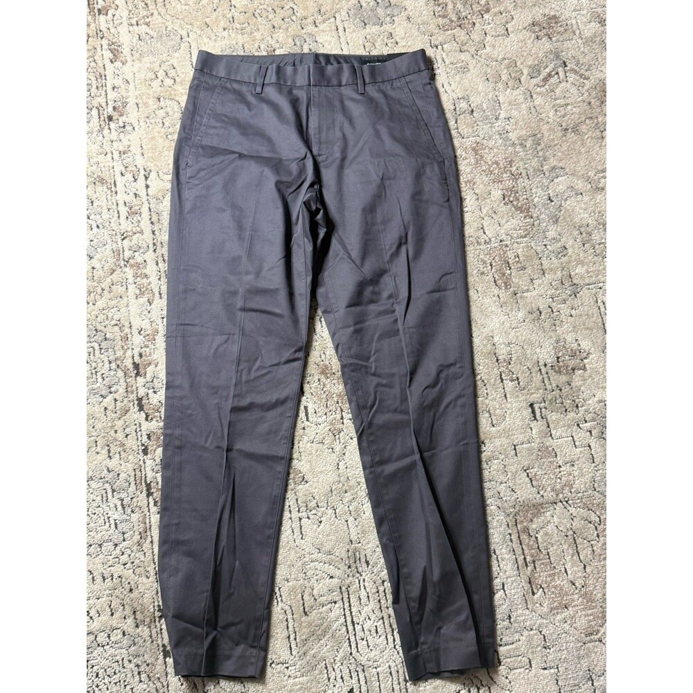 Bonobos Stretch Weekday Warriors Pants Mens 30x30 Slim Gray Chino Dress NWT